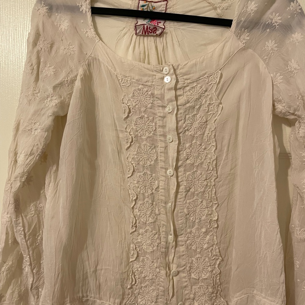 Johnny Was beautiful blouse